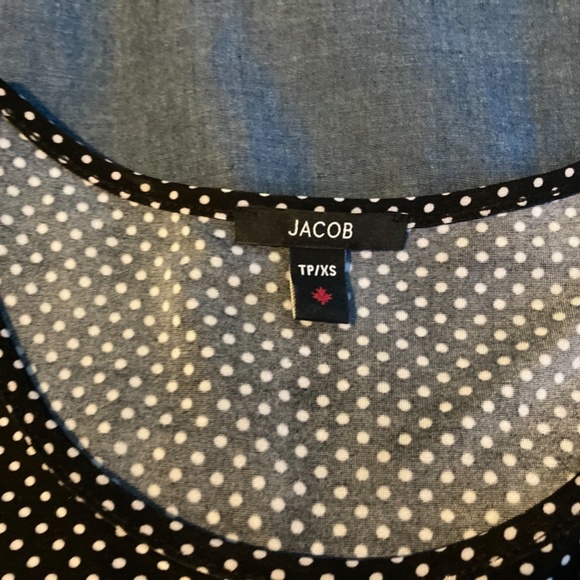 Jacob peplum polka dot top - Picture 2 of 4